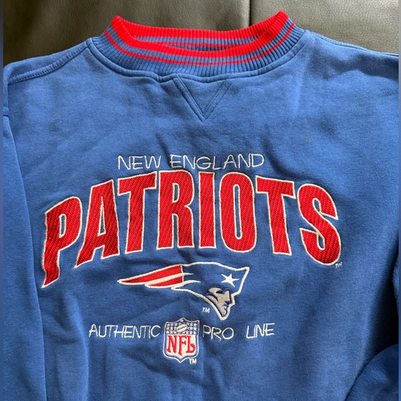Vintage New England Patriots NFL Logo Athletic Crewneck Sweatshirt Size XL - Picture 2 of 7